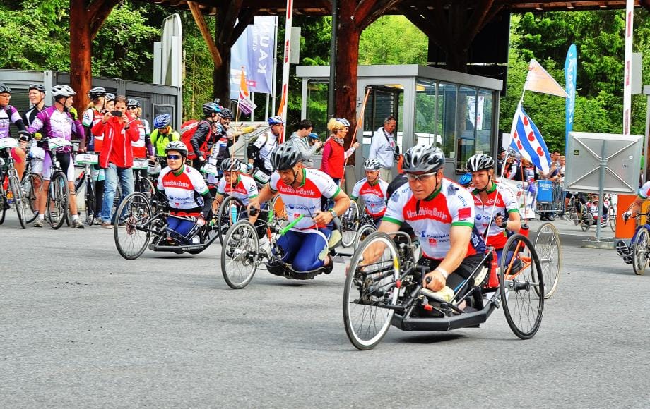 De handbike battle